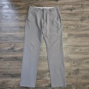 FootJoy FJ Gray Activewear Sporty Preppy Flat Front Chino Golf Pants Men’s 34x32